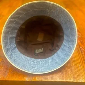Coach Vintage Bucket Hat w Iconic Buckle Design Coach LEATHERWARE Signature Bucket Hat Khaki Rare HTF | eBay main image 2